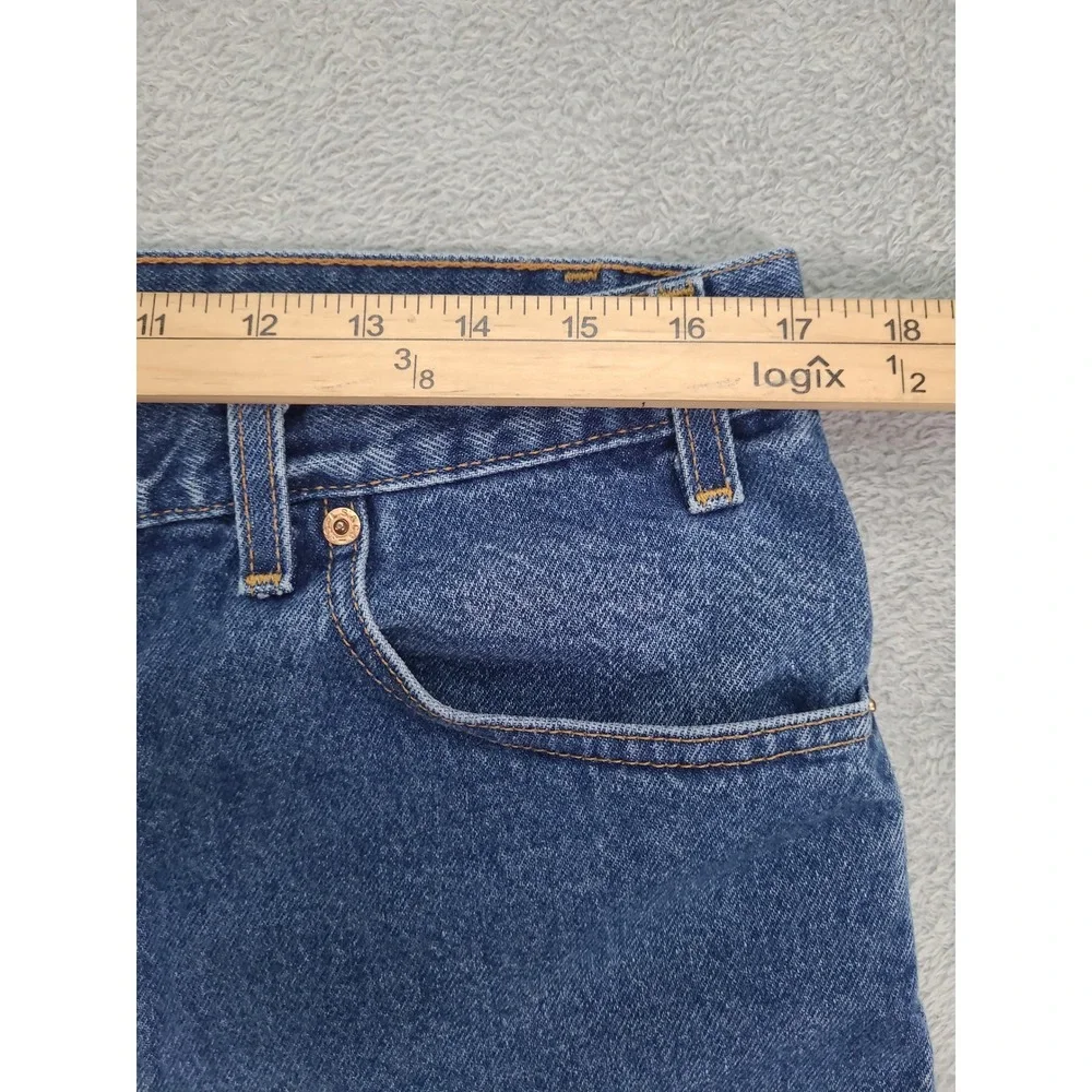 Vintage Levis 517 Boot Cut Jeans Mens 36x36 Blue Denim Made in USA 517-0216